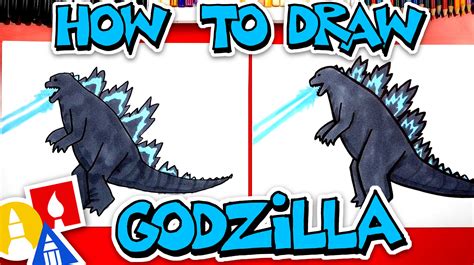easy how to draw godzilla